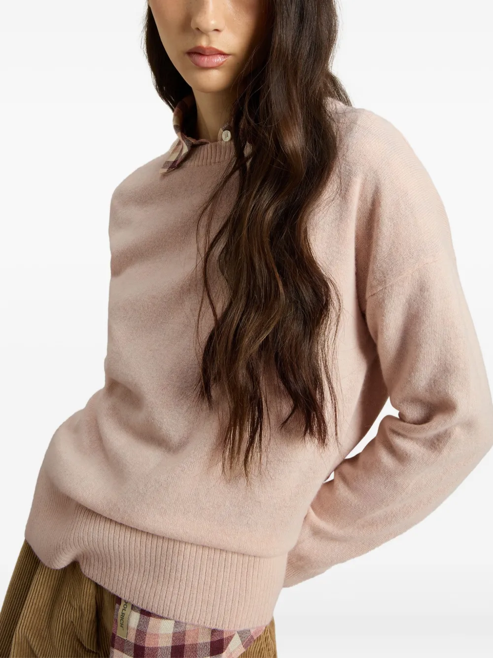 Woolrich Trui met ronde hals Beige