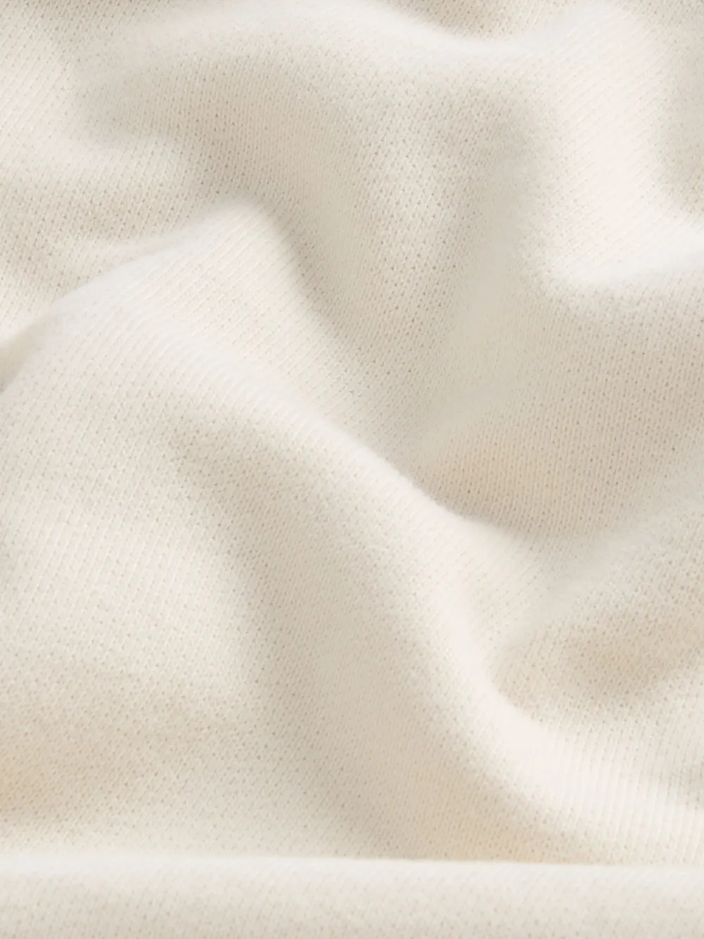 Woolrich Fleece sweater met ronde hals Beige