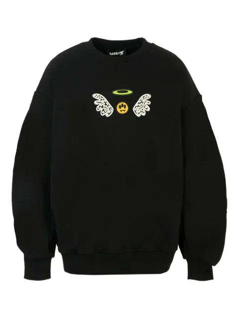 Barrow kids pearl-embellished angel-wing sweatshirt