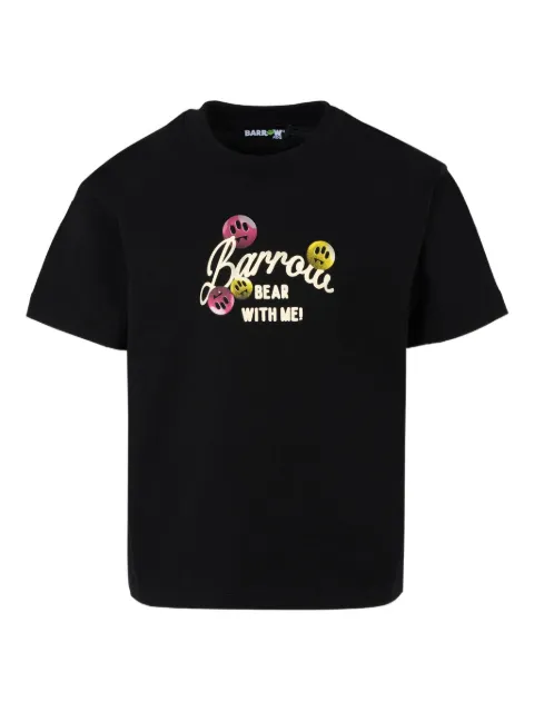 Barrow kids T-shirt in cotone con stampa bear