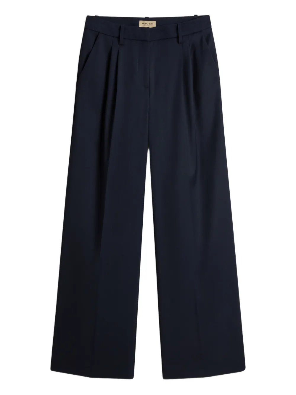 Woolrich pleated straight trousers Blauw