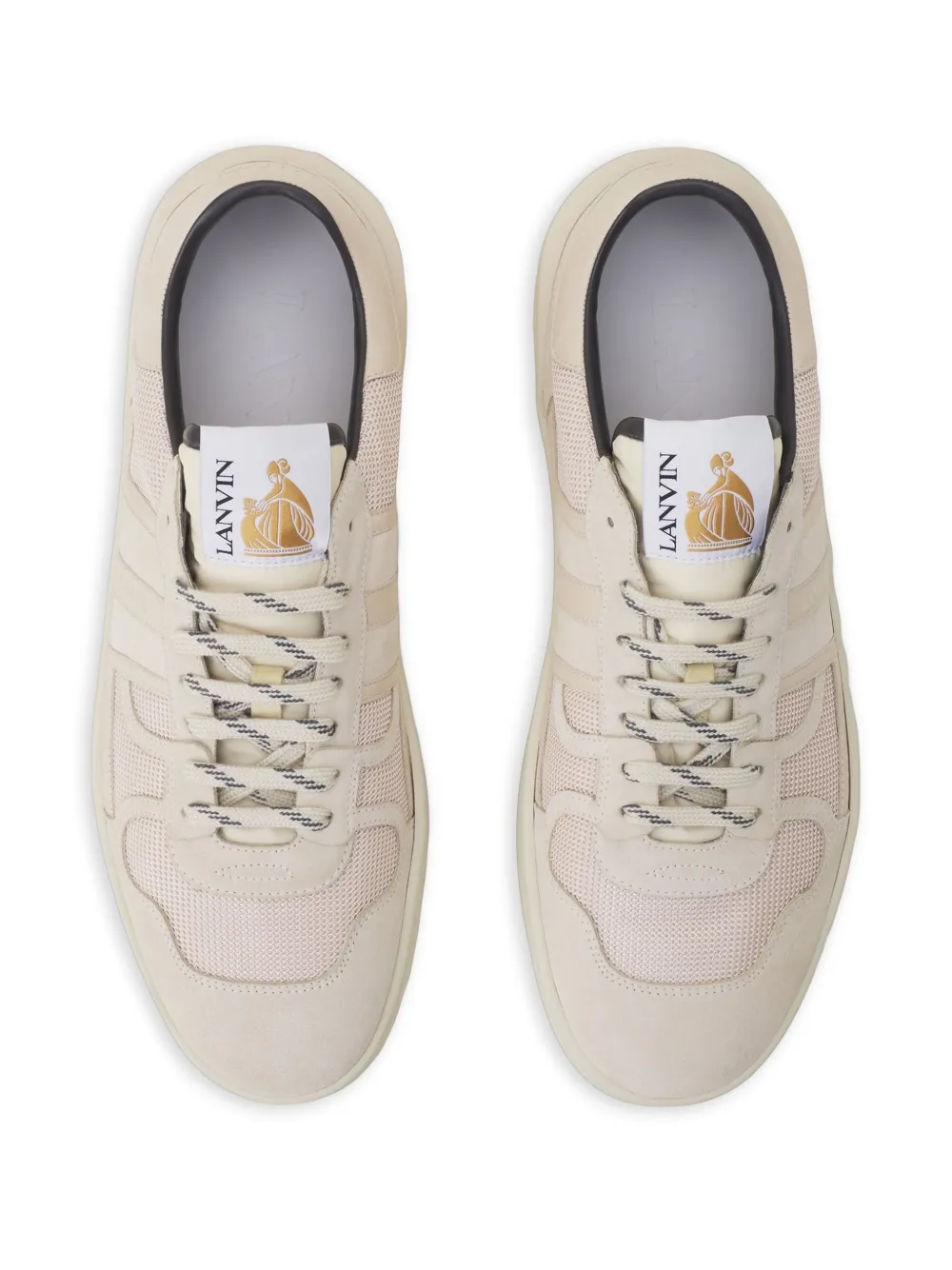 Lanvin Clay mesh sneakers Beige