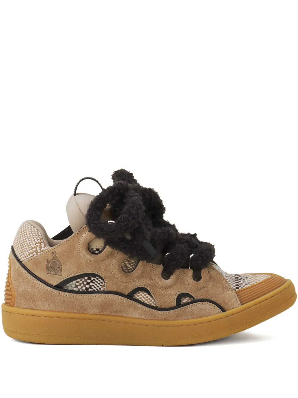Lanvin tenis texturizados | neutro | Image 1