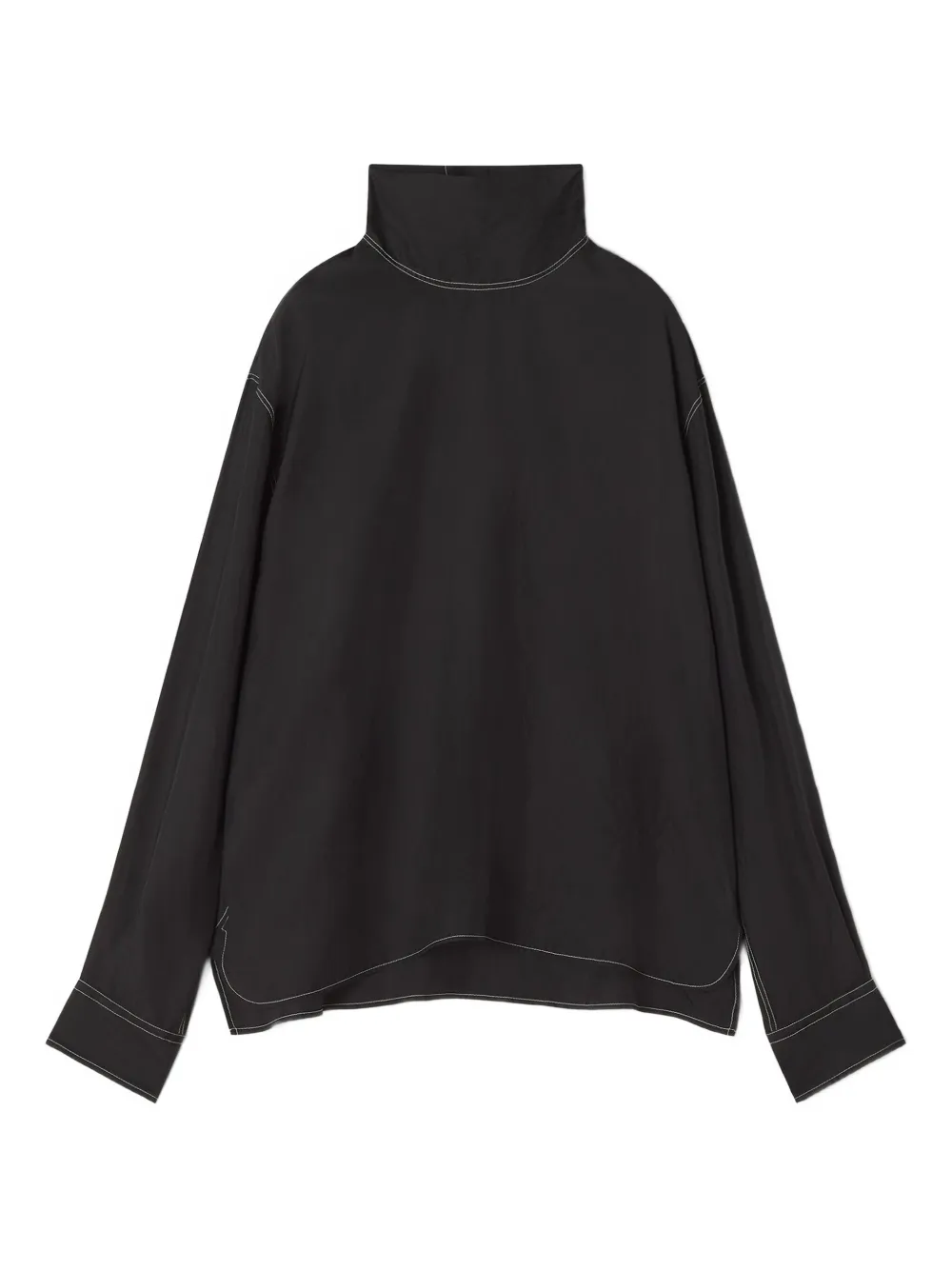 Lanvin contrast-stitching shirt | Black | Image 1