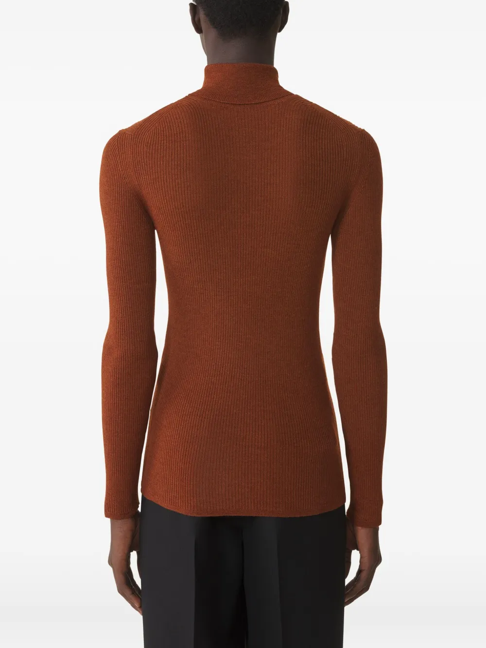 Lanvin Geribbelde coltrui Bruin