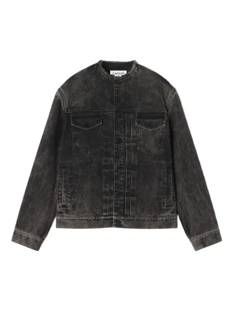 Lanvin acid-wash cotton jacket