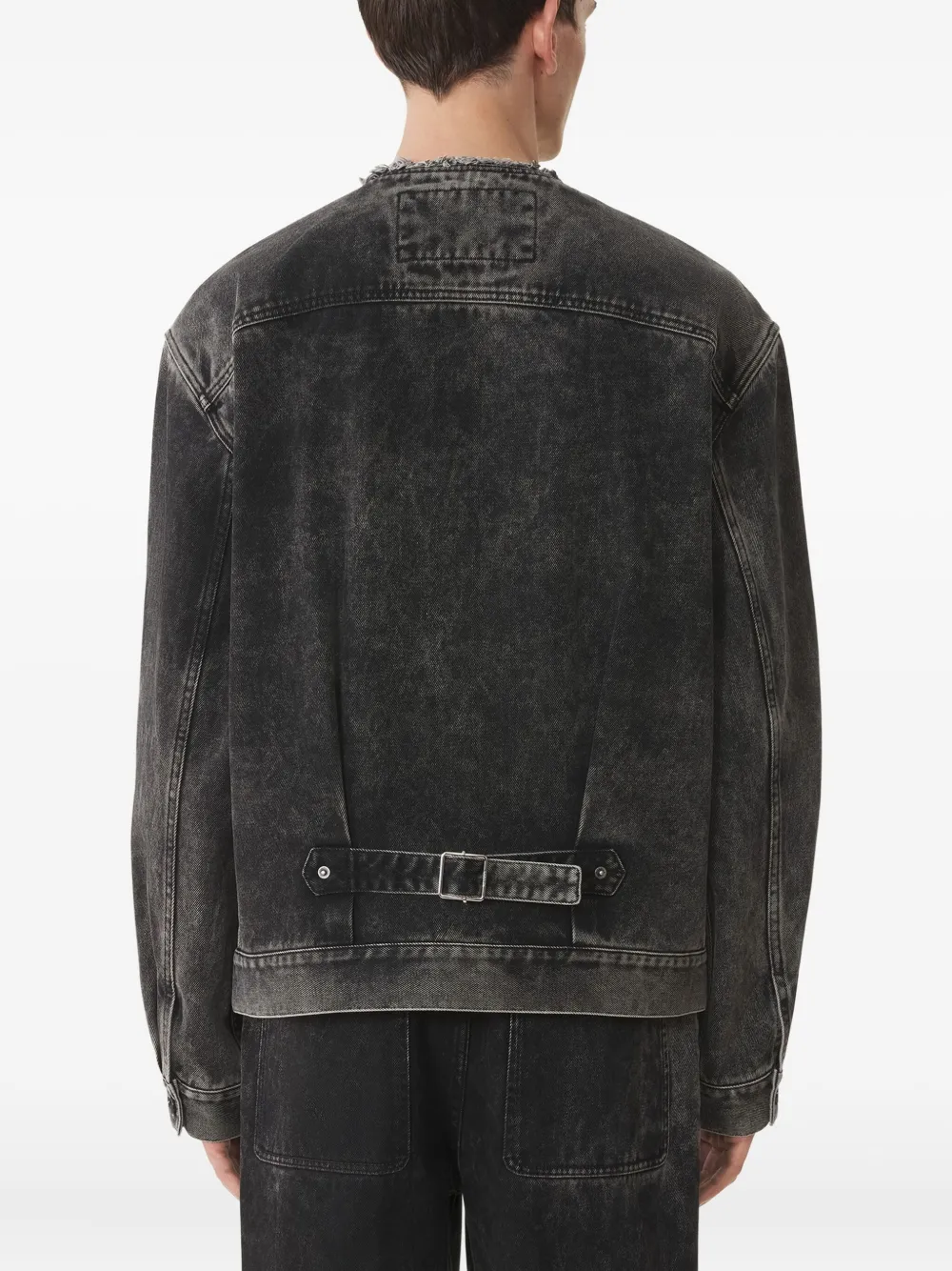 Lanvin Katoenen jack met acid wassing Zwart