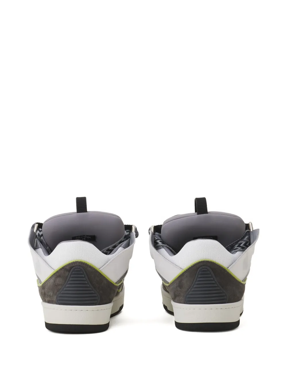 Lanvin Curb perforated sneakers White