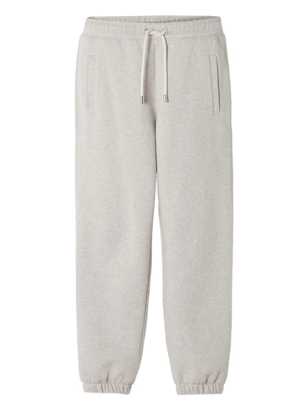 Lanvin Broek met geborduurd logo Grijs