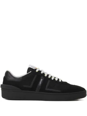 Alexander McQueen Oversize Leather Sneakers | Black | FARFETCH