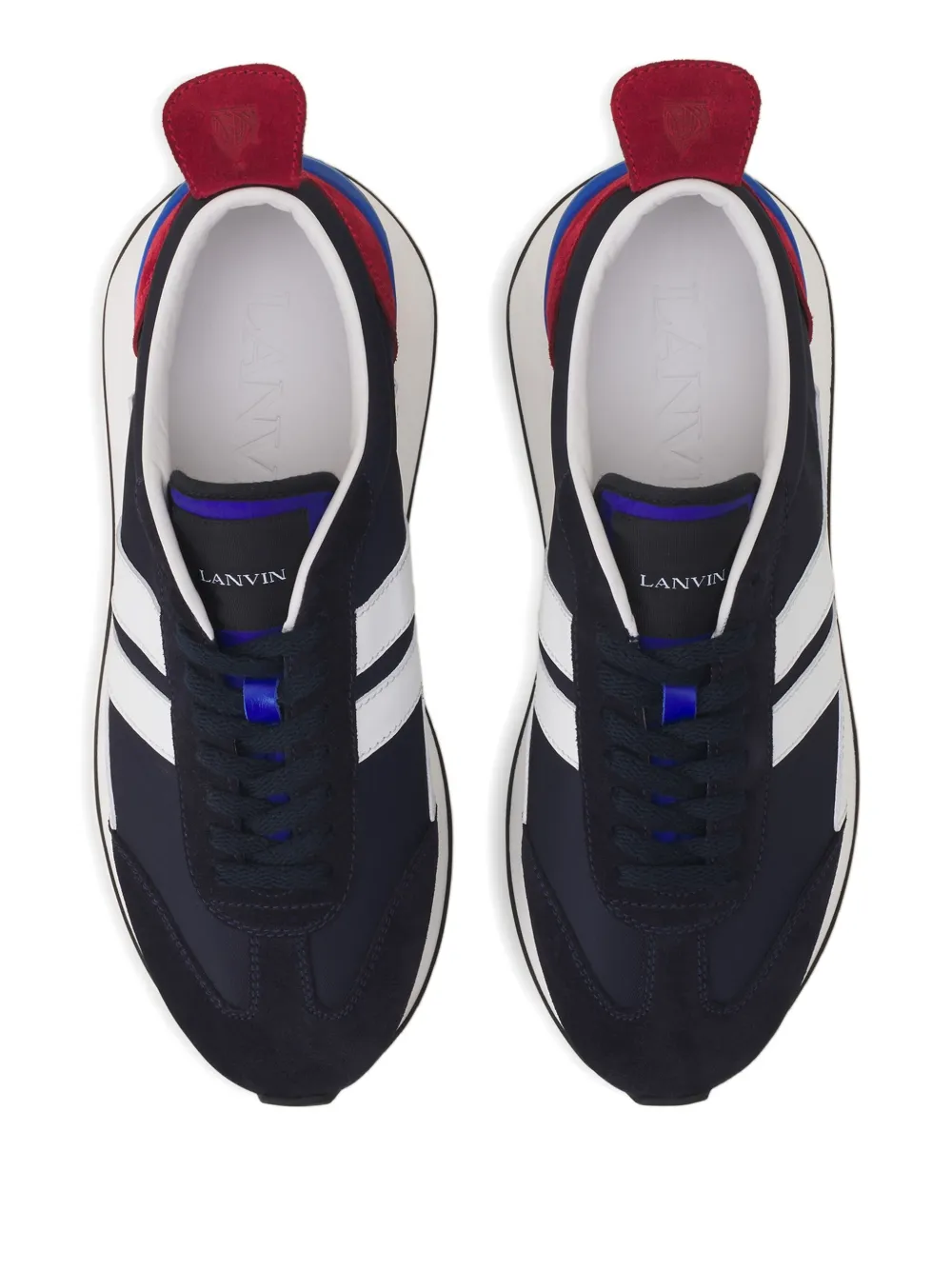Lanvin Bumper sneakers met mesh Blauw