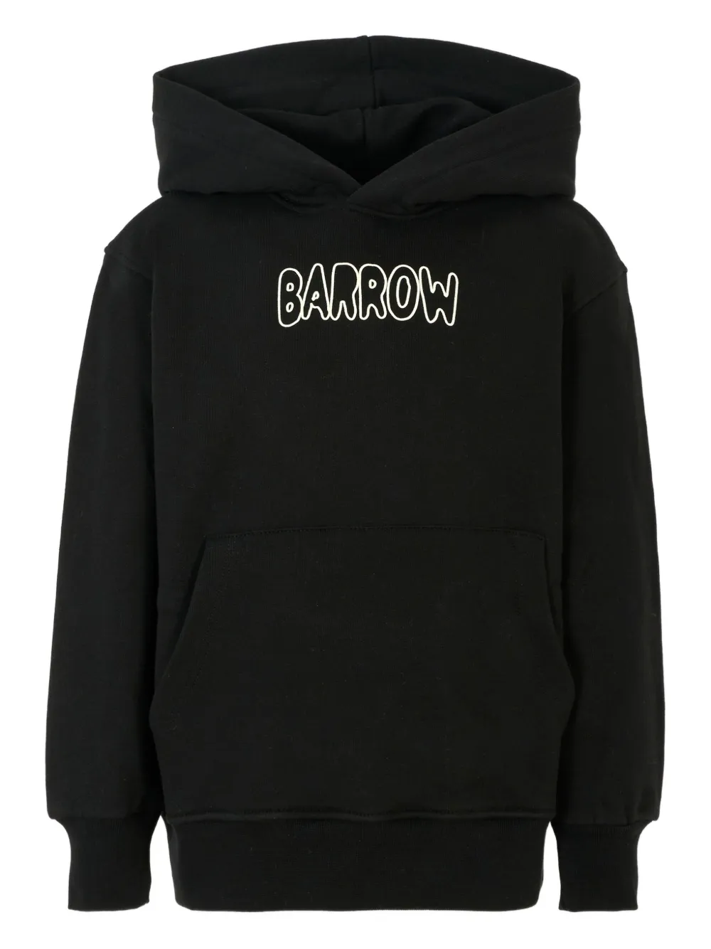 Barrow kids teddy-print hoodie Zwart