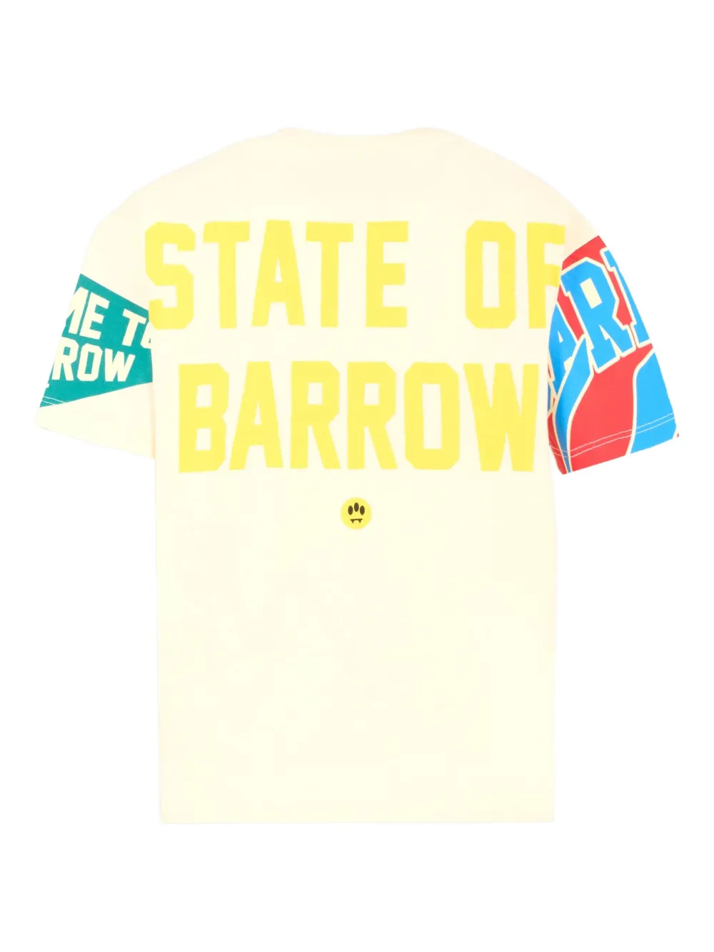 Barrow kids Katoenen T-shirt met logoprint Beige