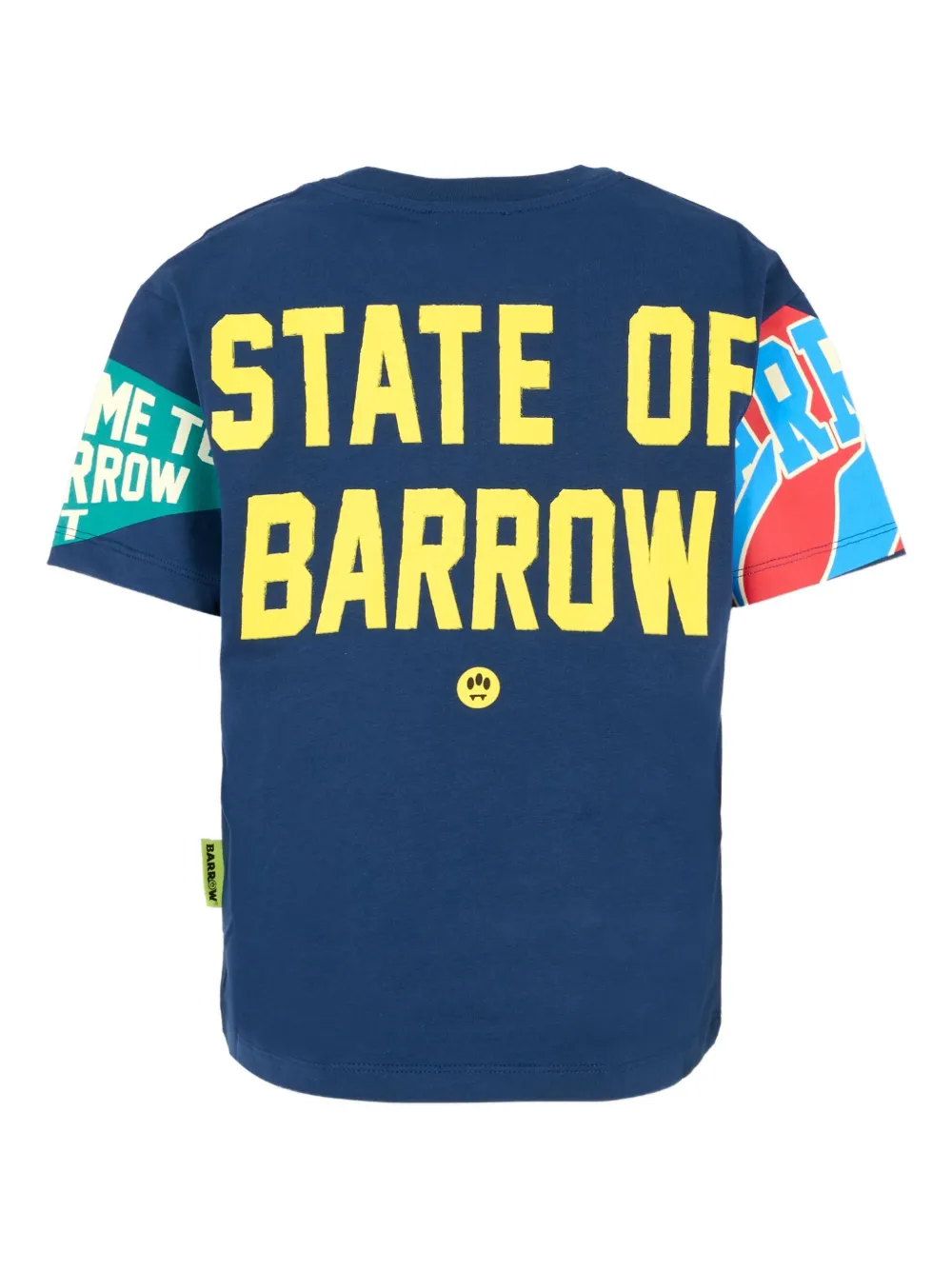 Barrow kids Katoenen T-shirt met logoprint Blauw