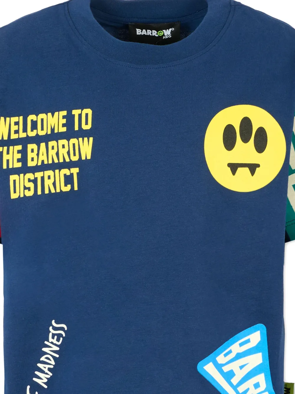 Barrow kids Katoenen T-shirt met logoprint Blauw