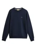 Woolrich logo interlock crew-neck sweater - Black