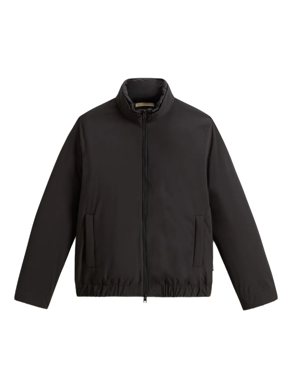 Woolrich high-neck bomber padded jacket Zwart