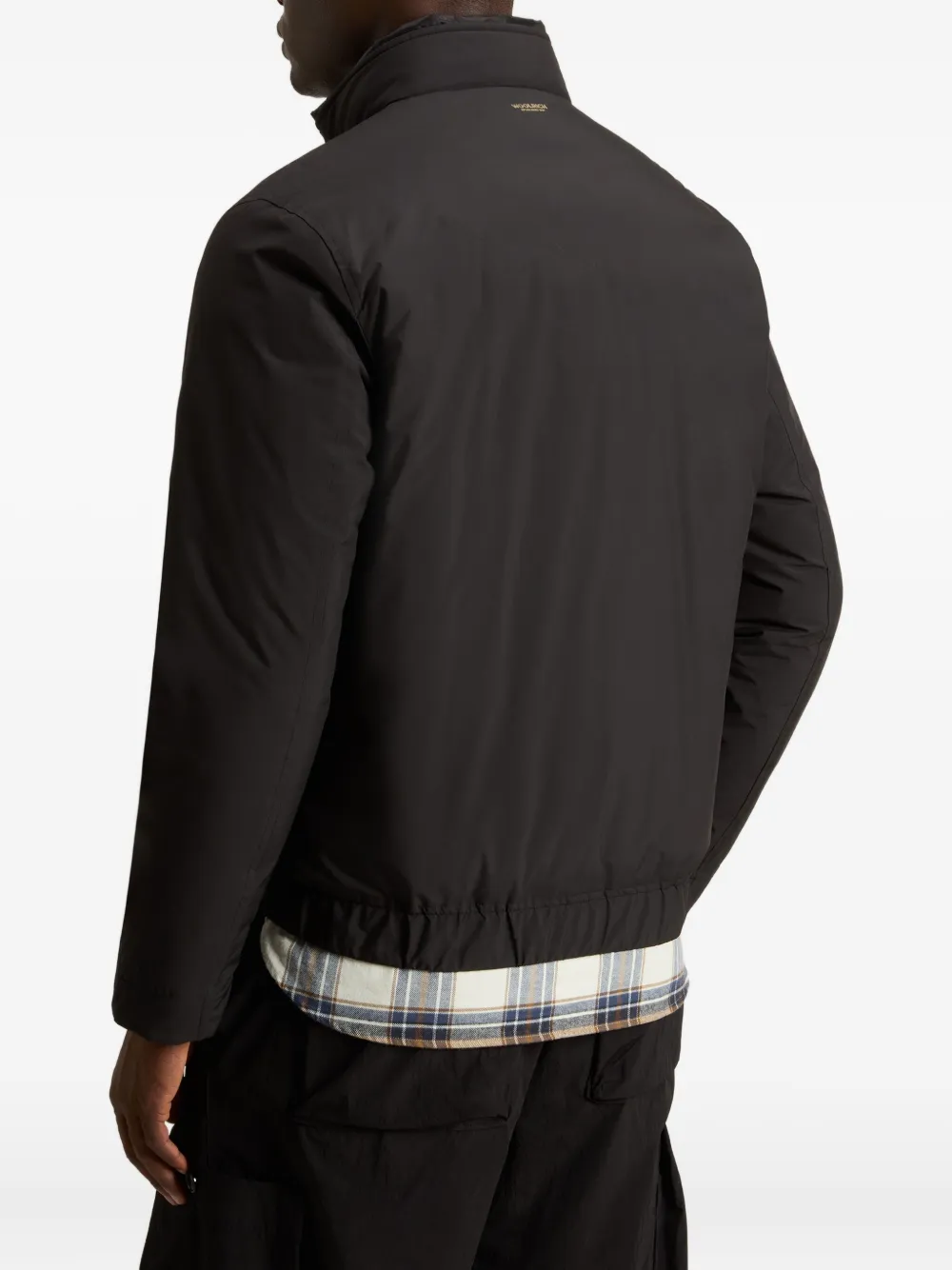 Woolrich Gewatteerd bomberjack met hoge hals Zwart