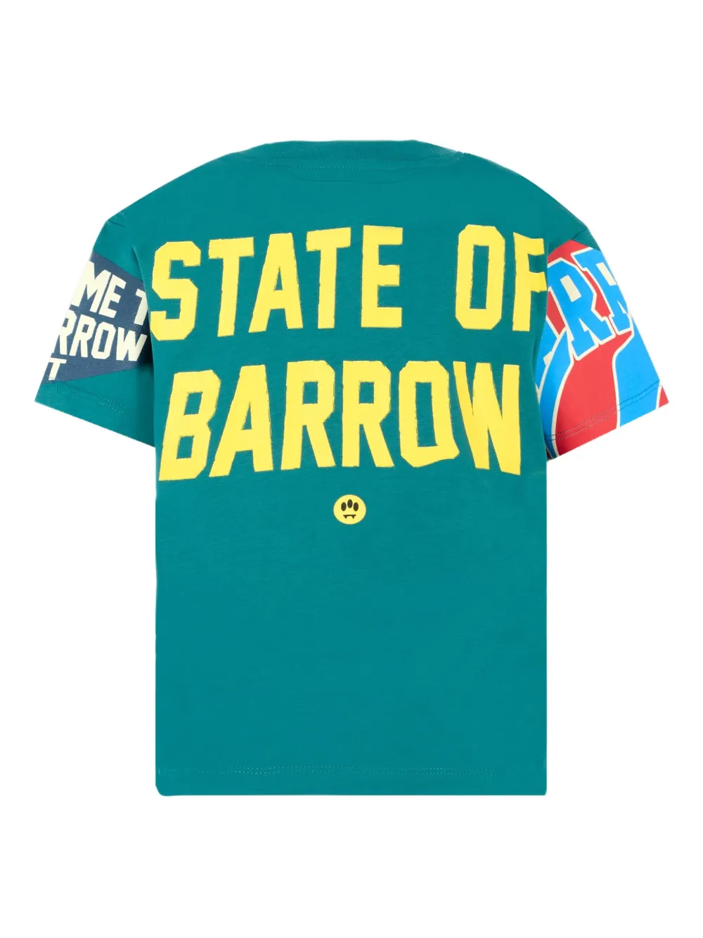 Barrow kids Katoenen T-shirt met logoprint Groen