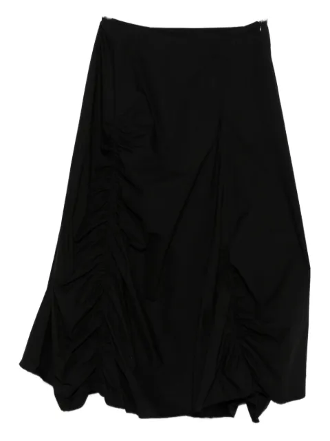 Rundholz gathered asymmetric skirt