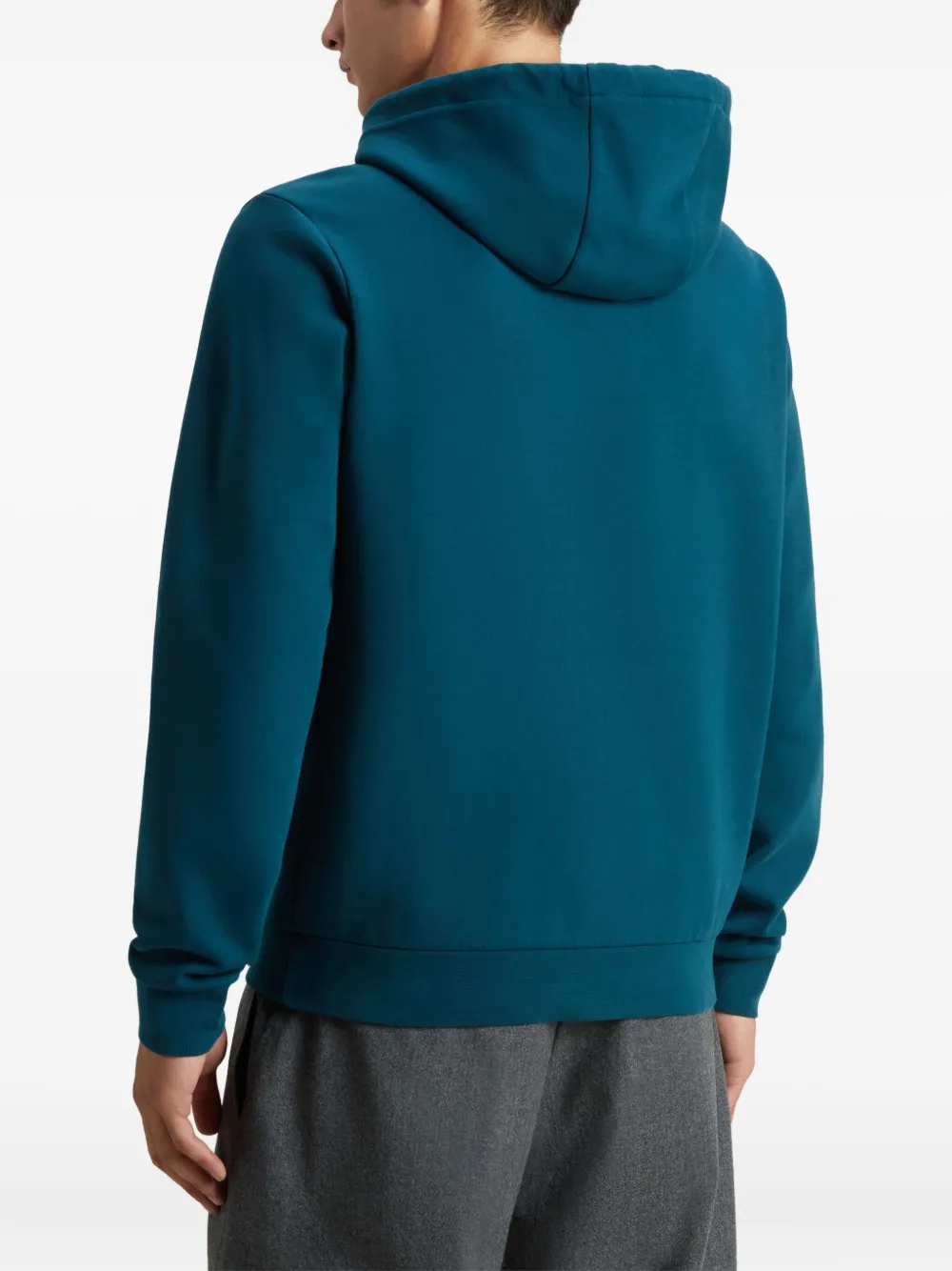 Woolrich logo interlock hoodie Blauw