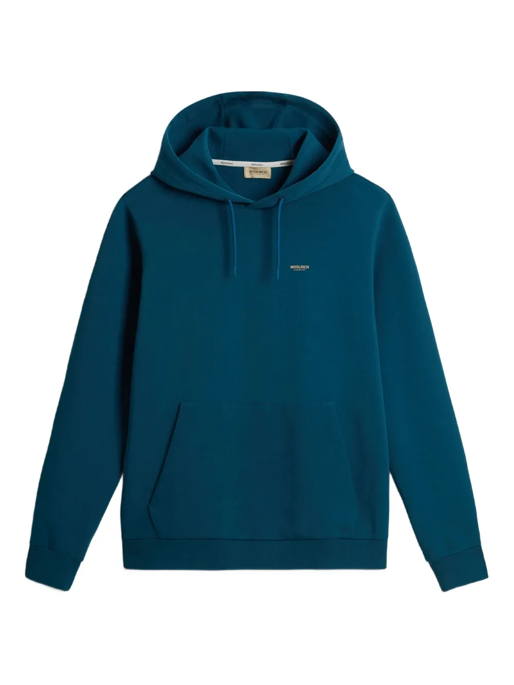 Woolrich logo interlock hoodie Blauw
