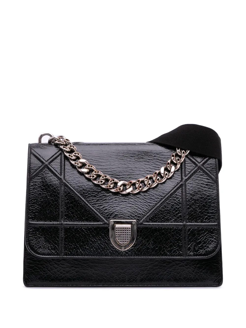 2016 Large Crackled Deerskin Diorama satchel