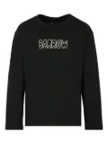 Barrow kids teddy-bear long-sleeve T-shirt - Black