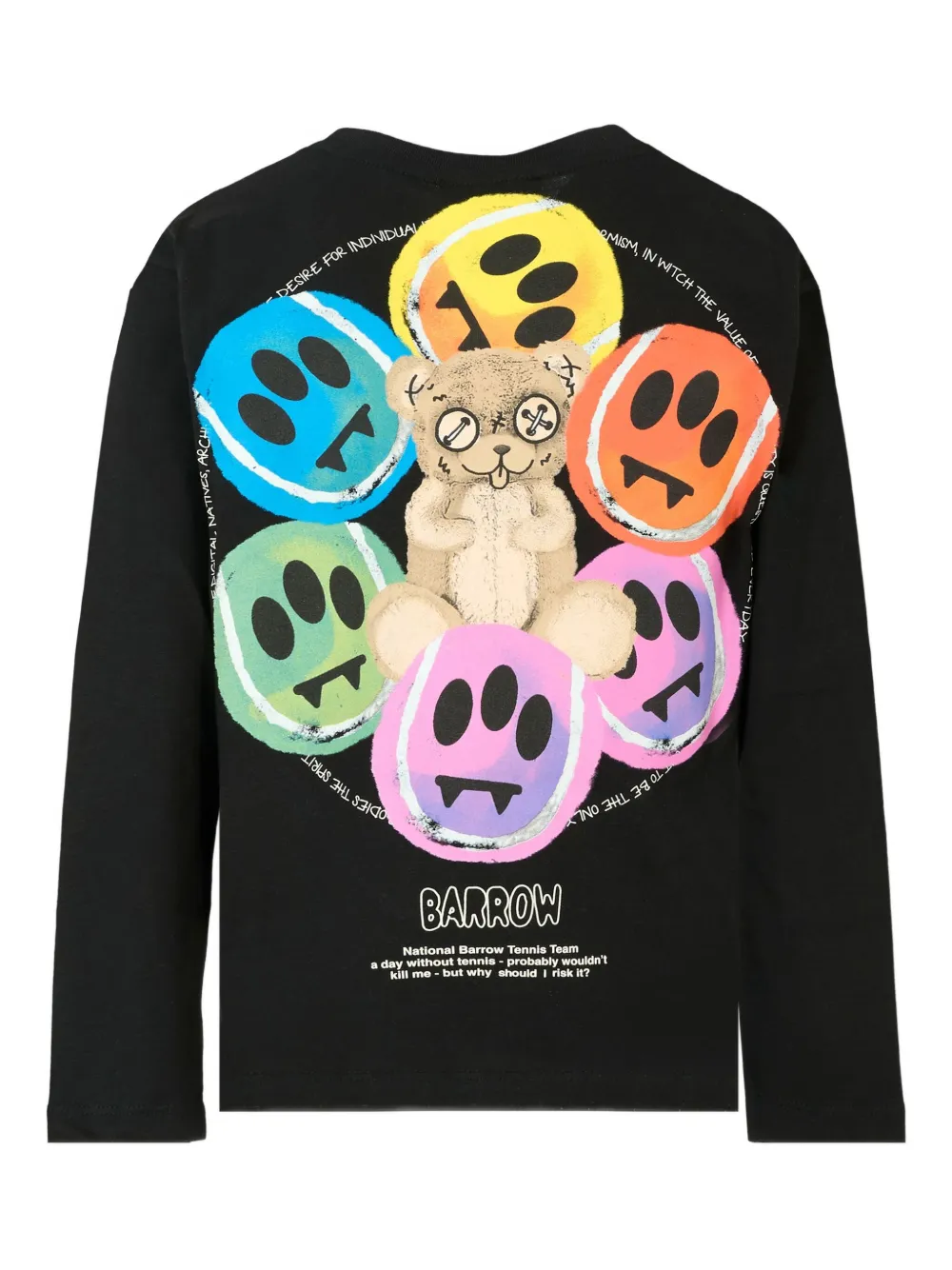 Barrow kids T-shirt met lange mouwen Zwart