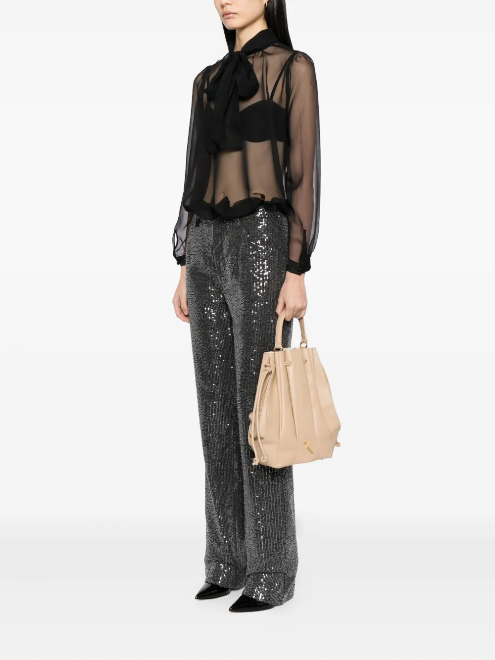 Saiid Kobeisy leather bucket bag | Image 2