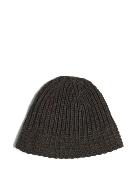 Yohji Yamamoto ribbed-knit wool beanie 