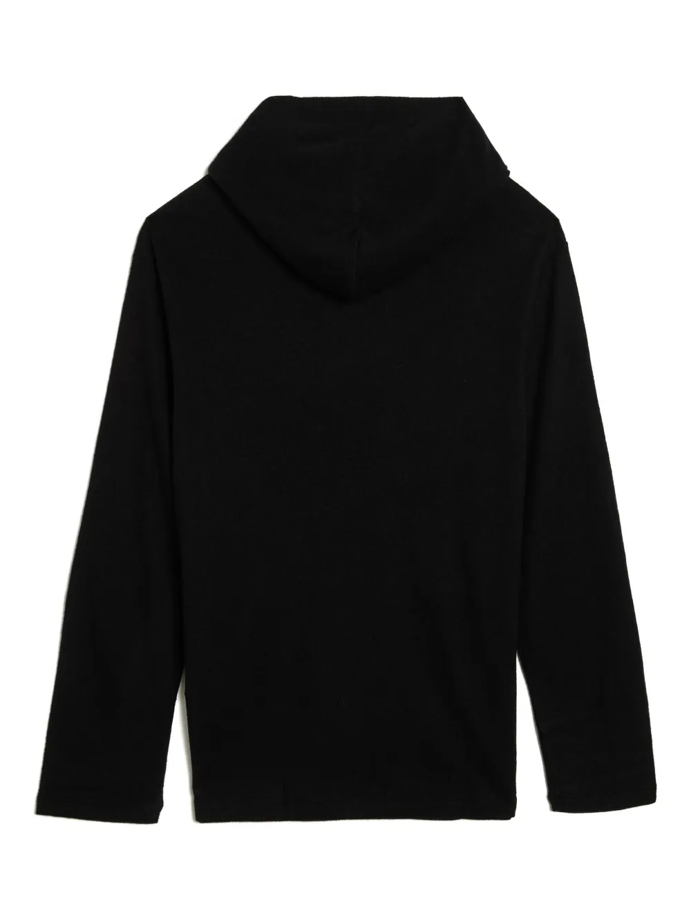 Yohji Yamamoto Super 120 hooded long-sleeve t-shirt | Hoodies | Image 2
