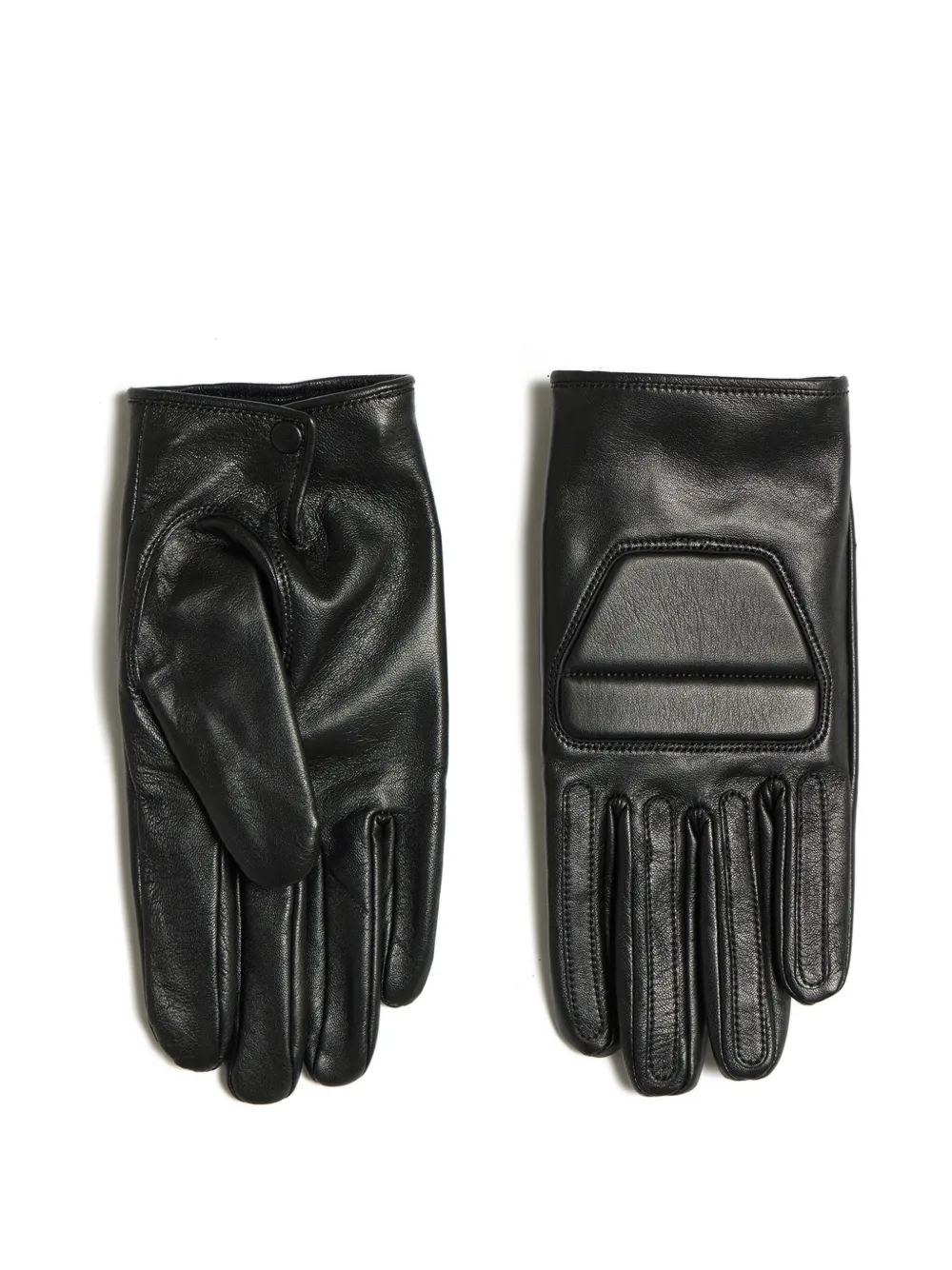 Yohji Yamamoto Padded Panel Gloves In Black
