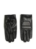 Yohji Yamamoto padded panel gloves - Black