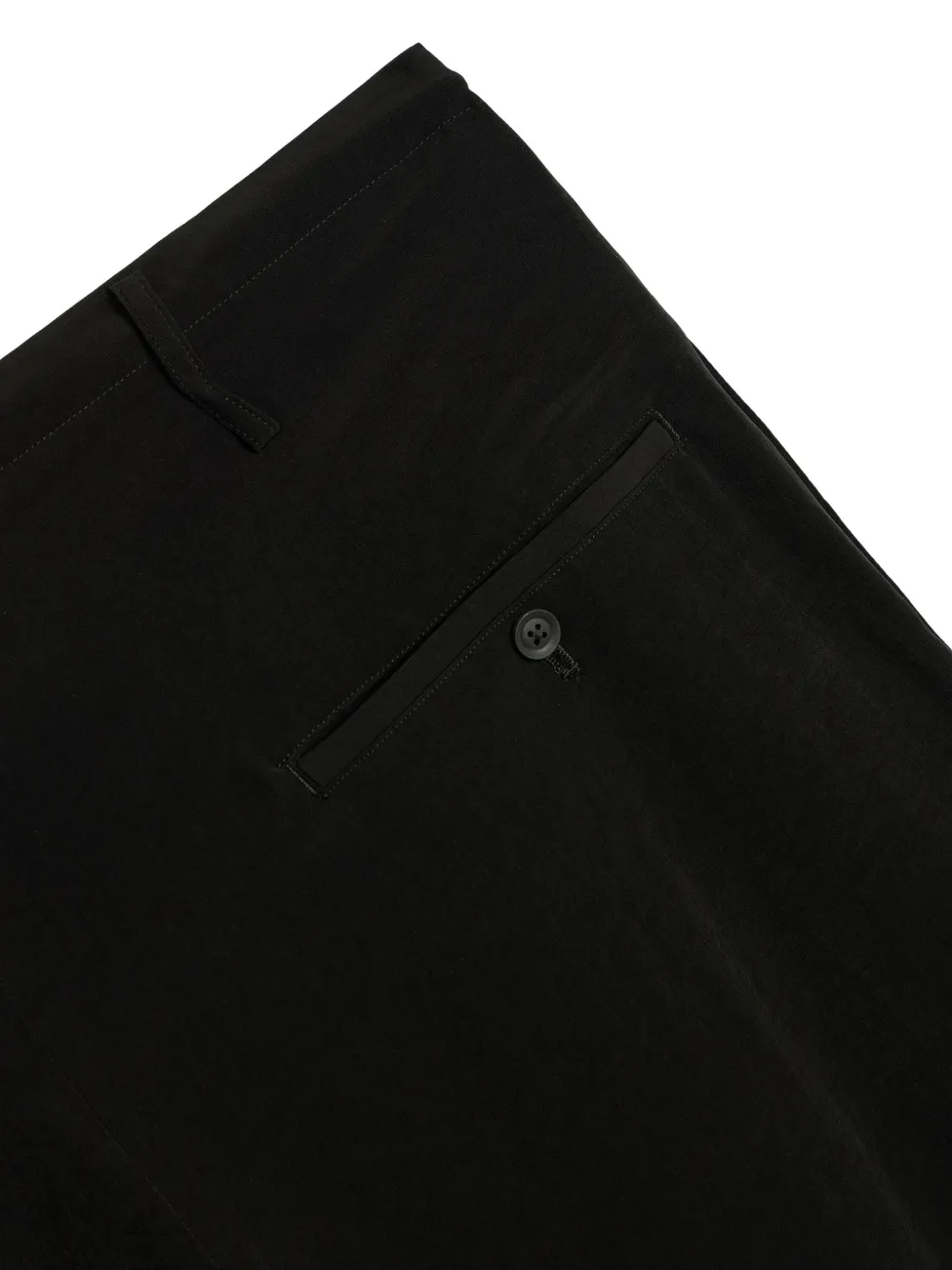 Yohji Yamamoto Broek met trekkoord Zwart