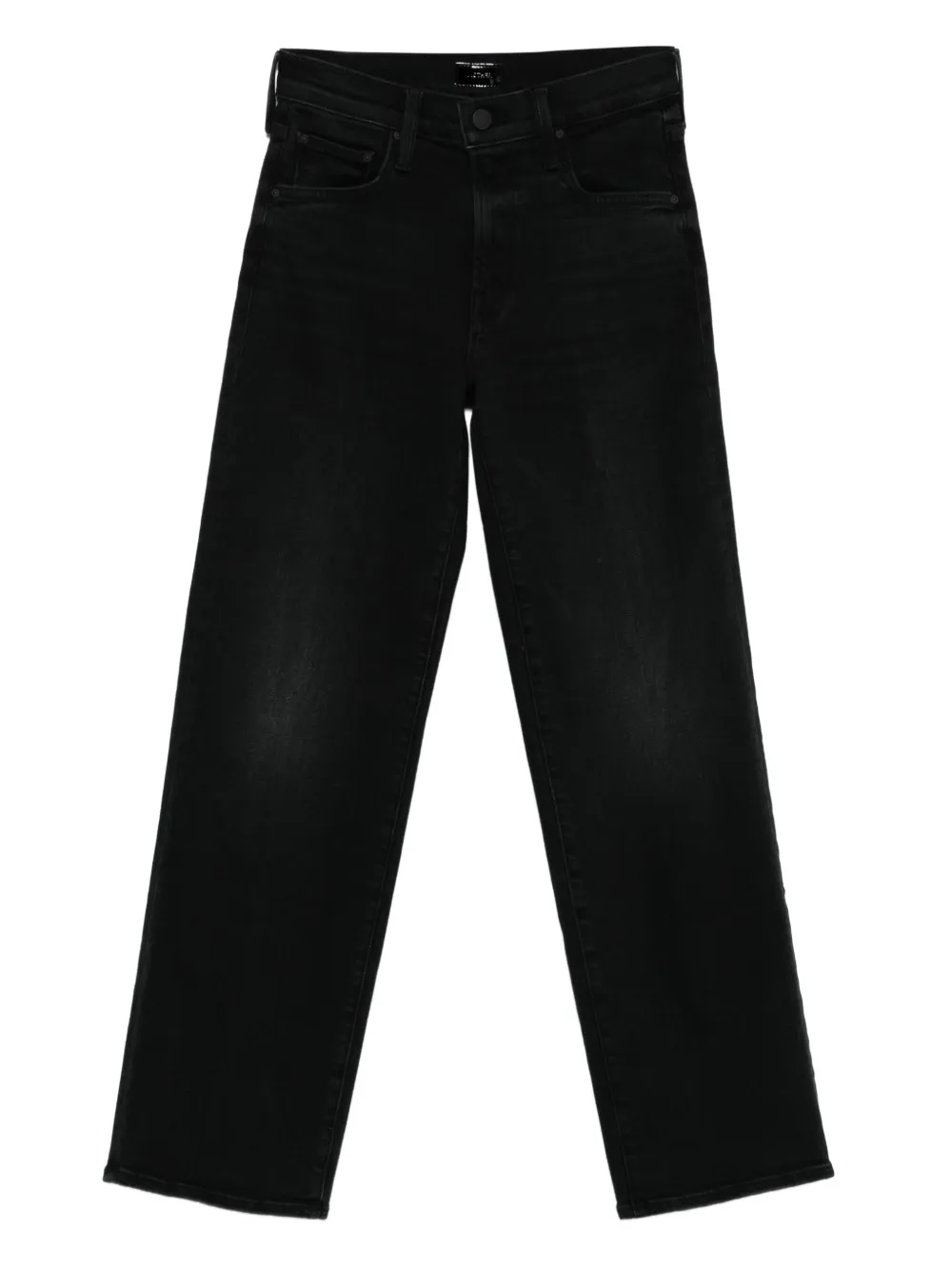 MOTHER Straight jeans Zwart