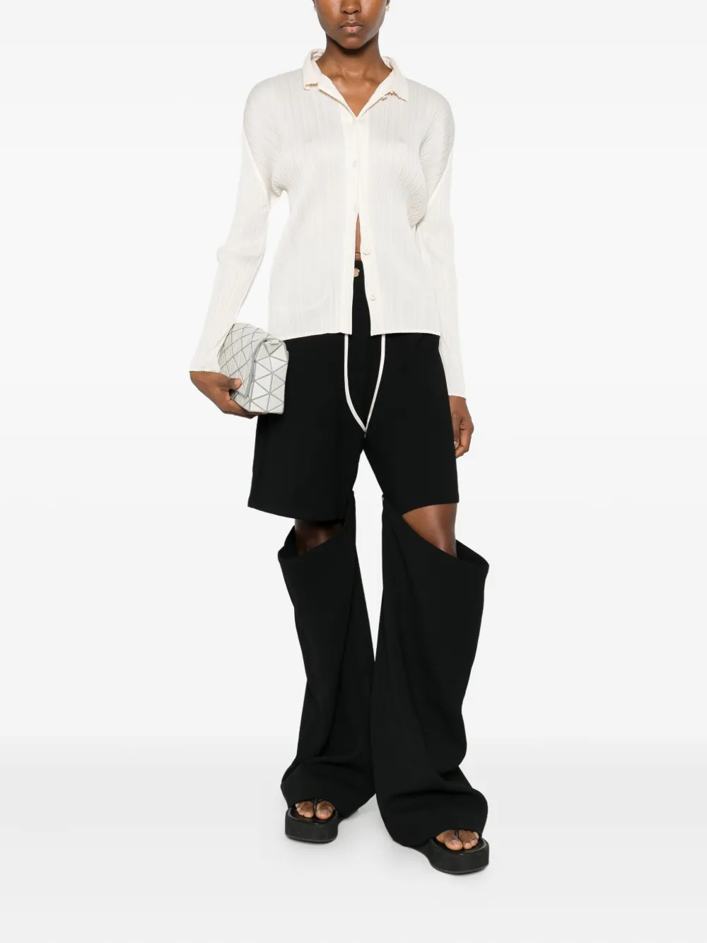 Pleats Please Issey Miyake Pleats blouse - Wit