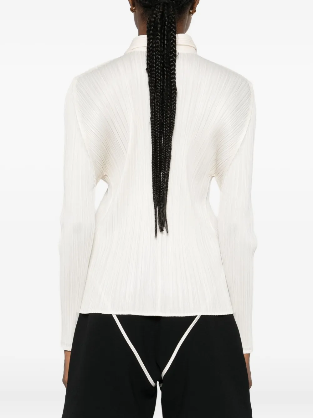 Pleats Please Issey Miyake Pleats blouse Wit