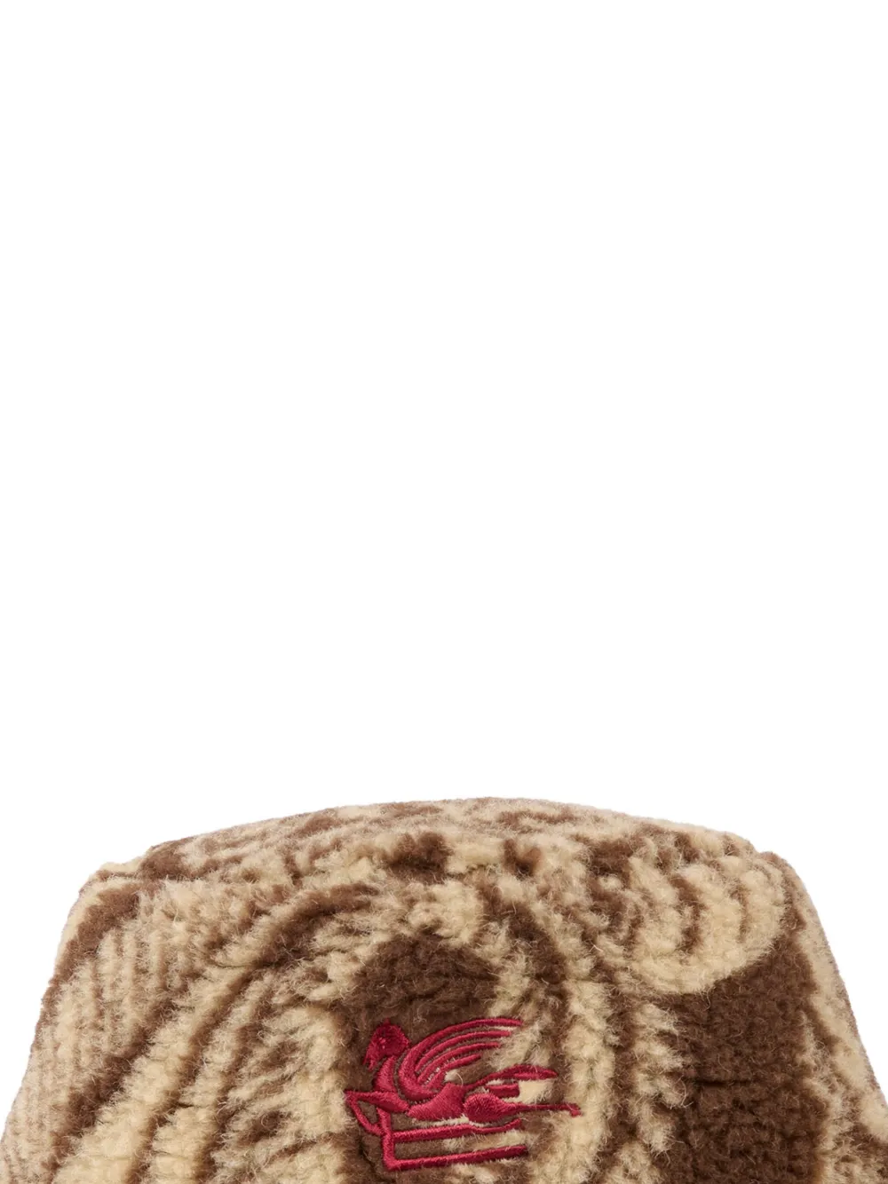 ETRO KIDS Lammy vissershoed met paisley-print Bruin