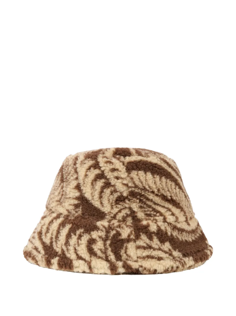 ETRO KIDS Lammy vissershoed met paisley-print Bruin