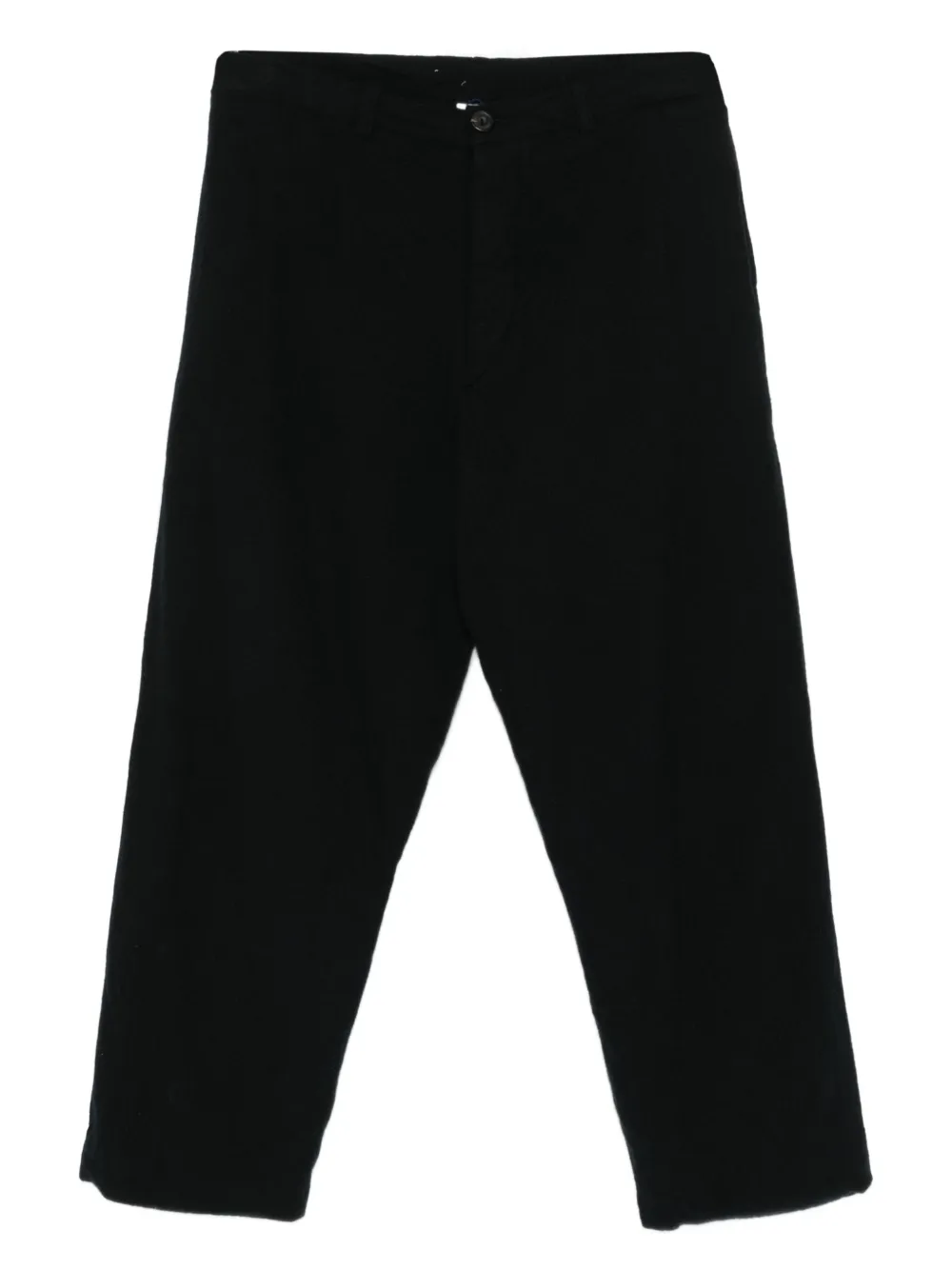 button-fly cashmere trousers