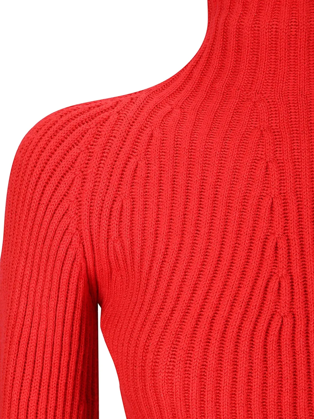 Sportmax Ribgebreide trui Rood