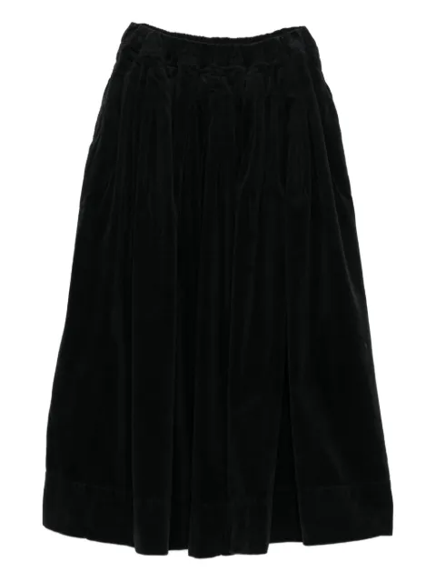 Ricorrrobe pleated velvet skirt
