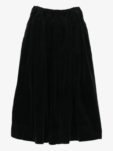 Ricorrrobe pleated velvet skirt