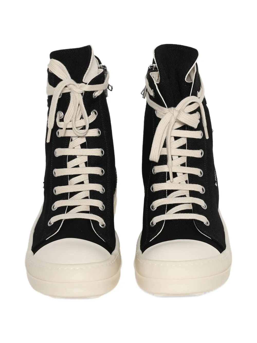 Rick Owens DRKSHDW 35 mm sneakers met rits - Zwart