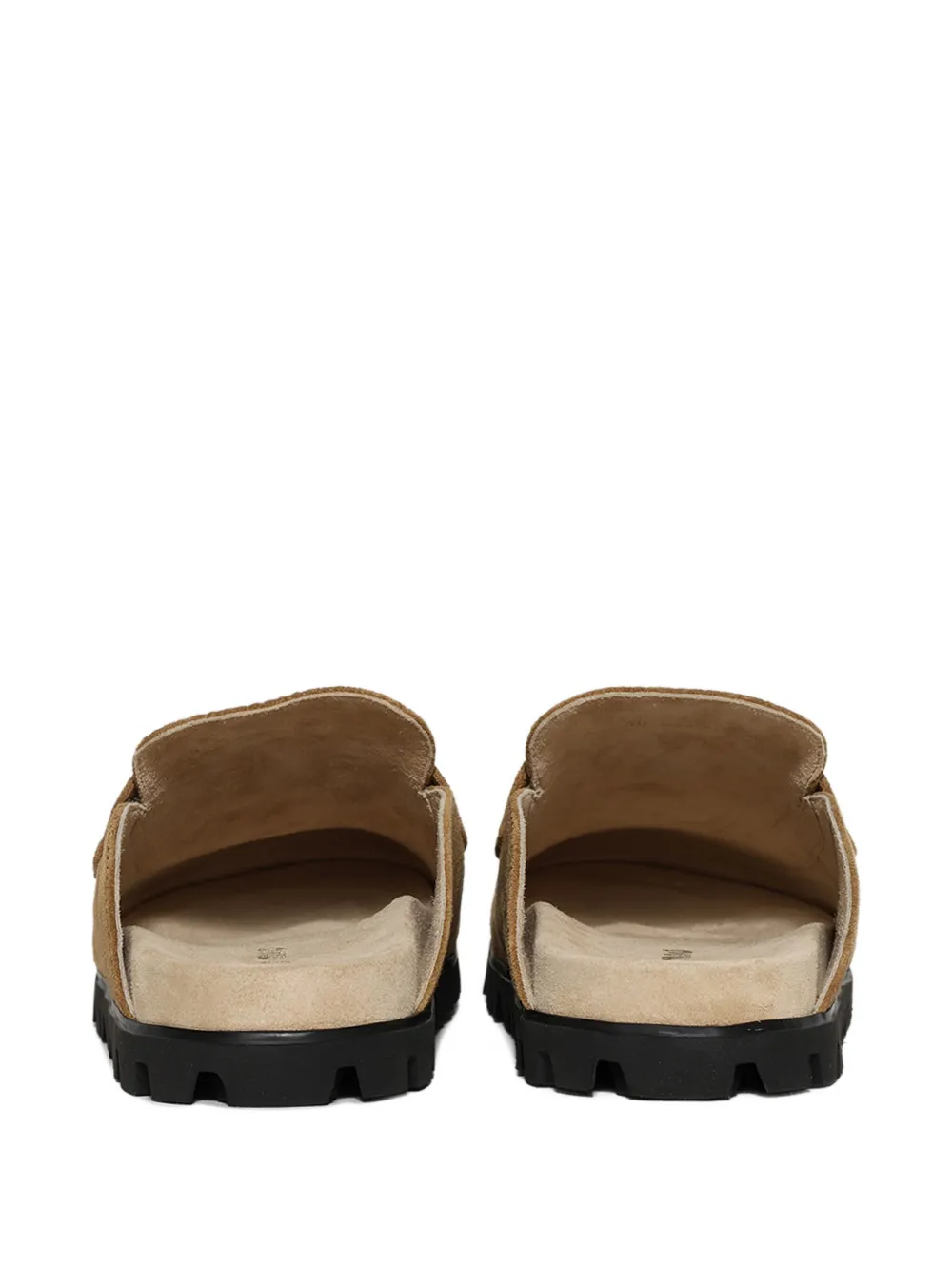 Miu Miu logo-detail suede loafers | Flat Mules | Image 2