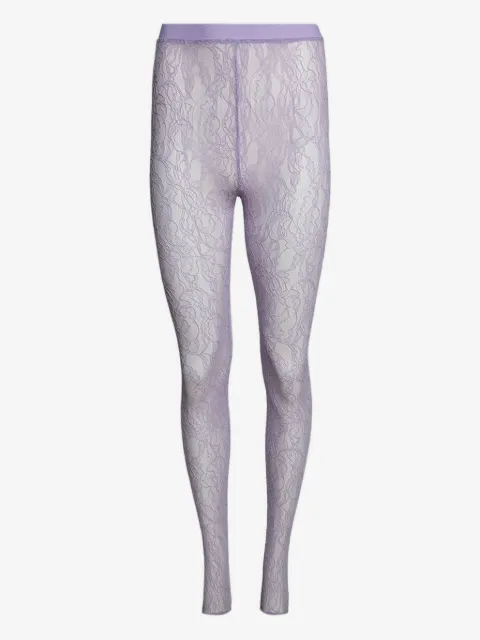 WARDROBE.NYC lace stirrup leggings