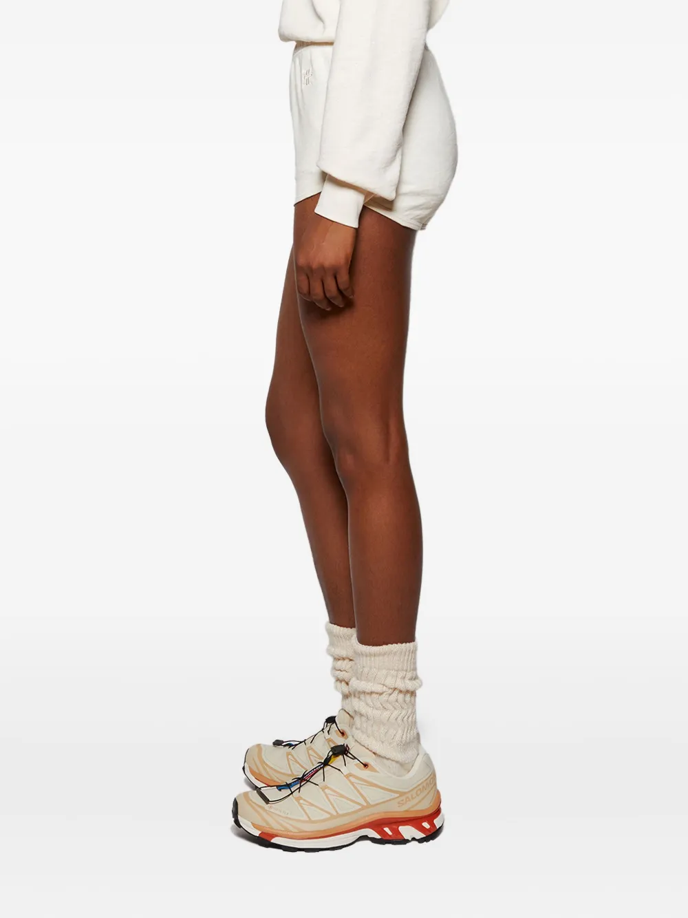 Éterne Cotton Track Shorts In White