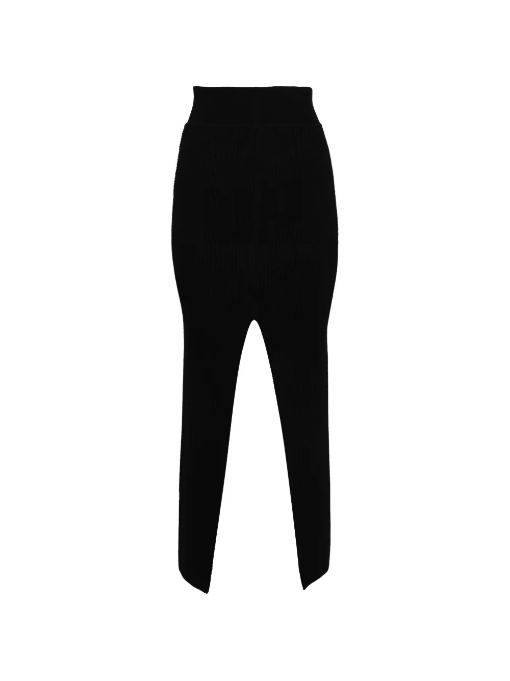 Rick Owens ribbed skirt - Schwarz