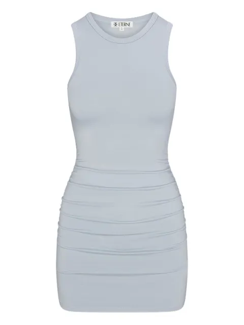 ETERNE Carrie sleeveless gathered mini dress